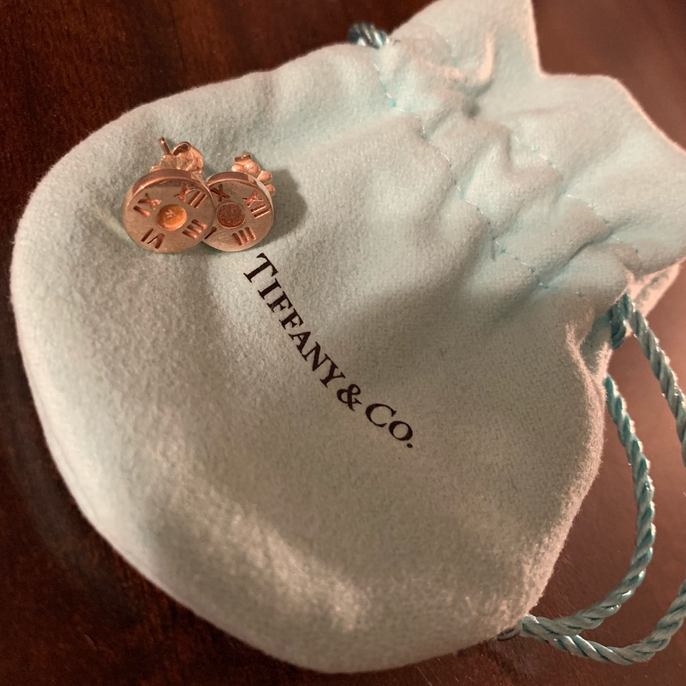 Tiffany & Co. mini atlas earrings
